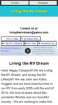 Mobile Screenshot of livingthervdream.com